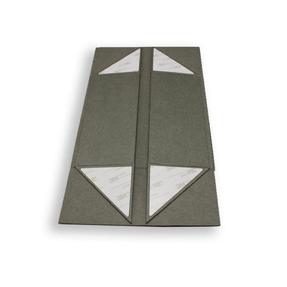 Premium Cardboard Box 1200g with Magnet and Adhesive - Grey