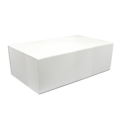 Premium Box Card 1200g with Magnet and Sticker - Matte Laminated - White