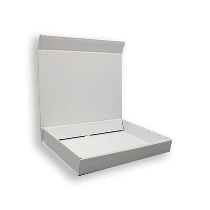 Premium Box Card 1200g with Magnet and Sticker - Matte Laminated - White