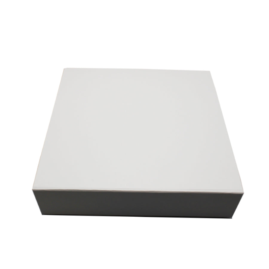 Premium Box Card 1200g with Magnet and Sticker - Matte Laminated - White