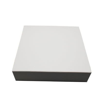 Premium Box Card 1200g with Magnet and Sticker - Matte Laminated - White