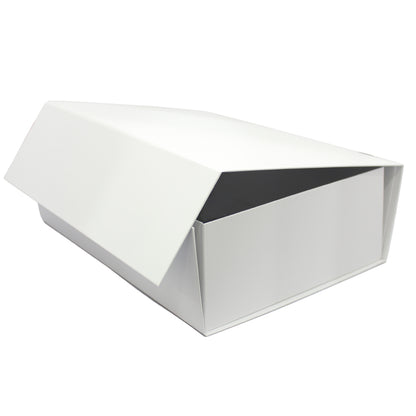Premium Box Card 1200g with Magnet and Sticker - Matte Laminated - White