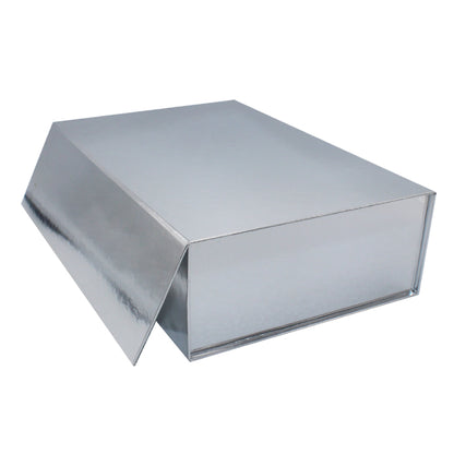 Premium Cardboard Box 1200g with Magnet and Adhesive - Silver