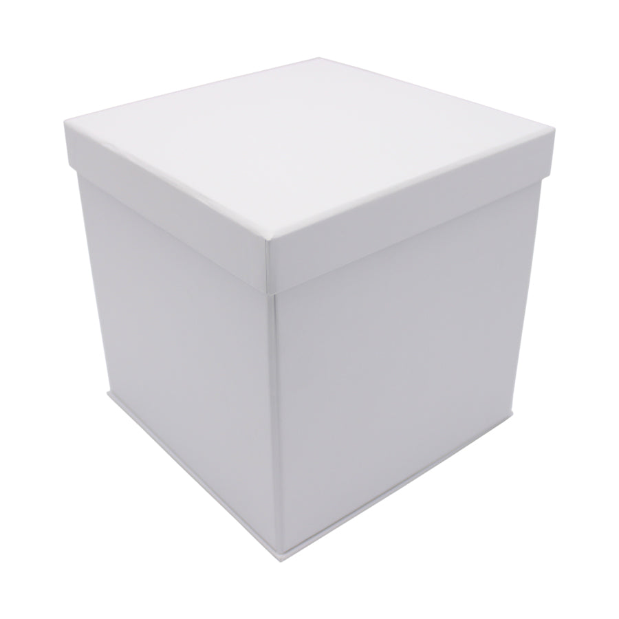 Caja Premium Tarjeta 1200g con Tapa y Base - Plastificado Mate - Blanco