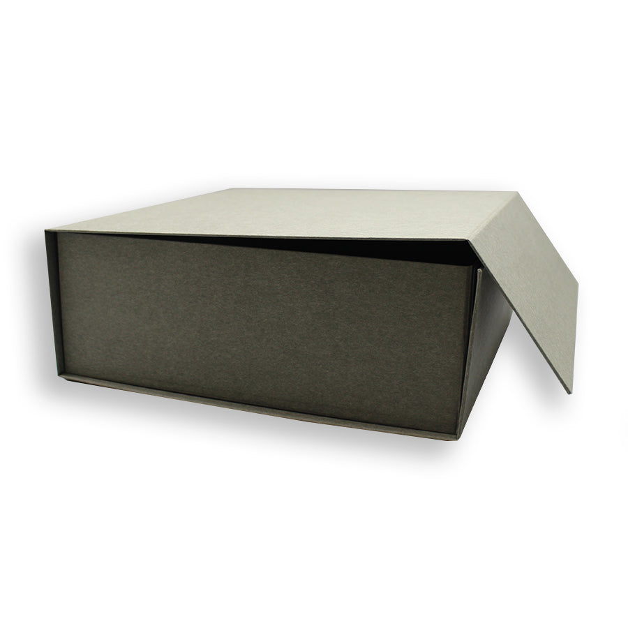 Premium Cardboard Box 1200g with Magnet and Adhesive - Grey