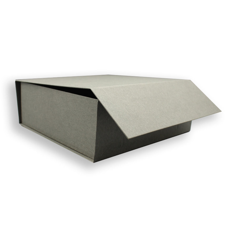 Premium Cardboard Box 1200g with Magnet and Adhesive - Grey