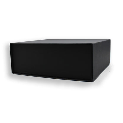 Caixa Premium Cartão 1200g com Iman e Adesivo - Preto Kraft