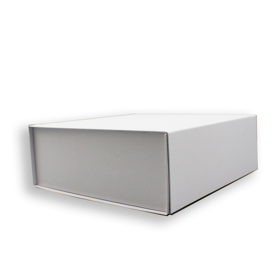 Premium Cardboard Box 1200g with Magnet and Adhesive - White