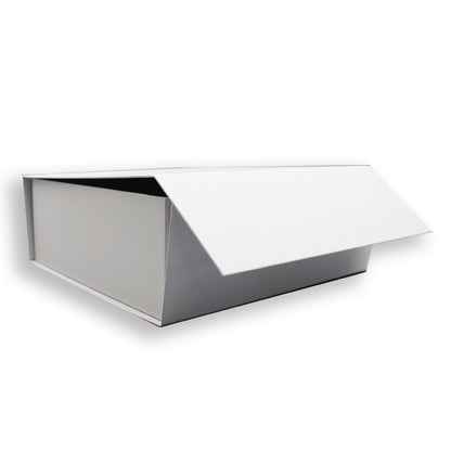 Premium Cardboard Box 1200g with Magnet and Adhesive - White