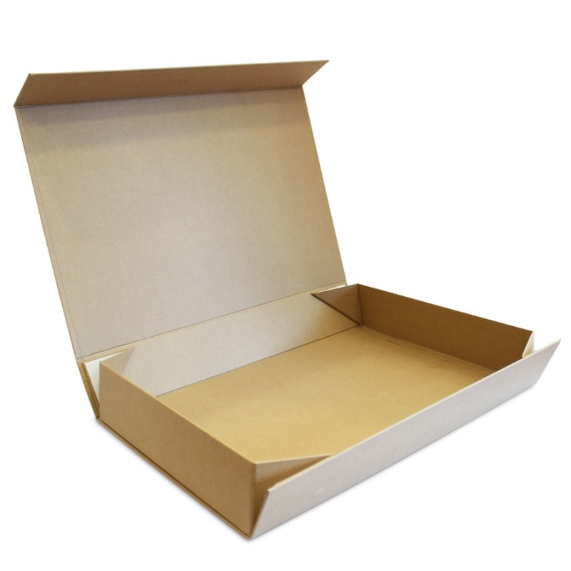Premium Cardboard Box 1200g with Magnet and Sticker - Kraft
