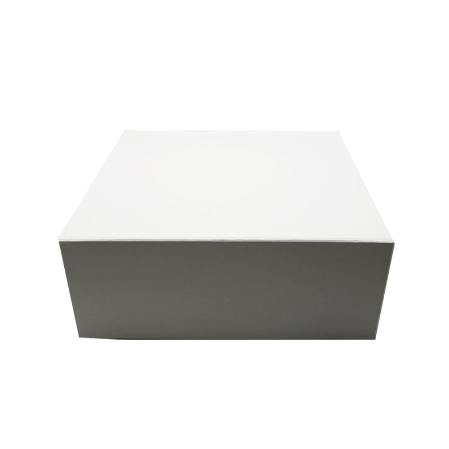 Premium Box Card 1200g with Magnet and Sticker - Matte Laminated - White
