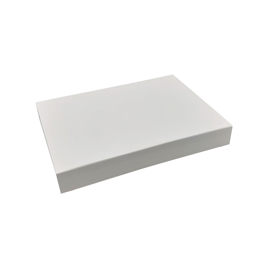 Premium Box Card 1200g with Magnet and Sticker - Matte Laminated - White