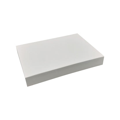 Premium Box Card 1200g with Magnet and Sticker - Matte Laminated - White