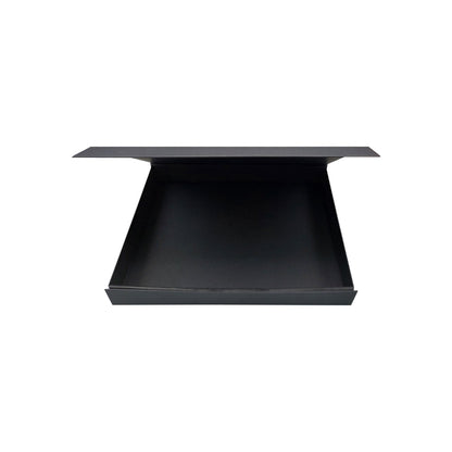 Caja Premium Tarjeta 1200g con Imán y Adhesivo - Plastificado Mate - Negro