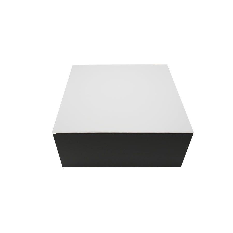 Premium Box Card 1200g with Magnet and Sticker - Matte Laminated - White
