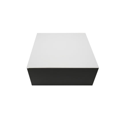 Premium Box Card 1200g with Magnet and Sticker - Matte Laminated - White