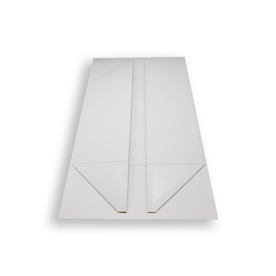Premium Box Card 1200g with Magnet and Sticker - Matte Laminated - White