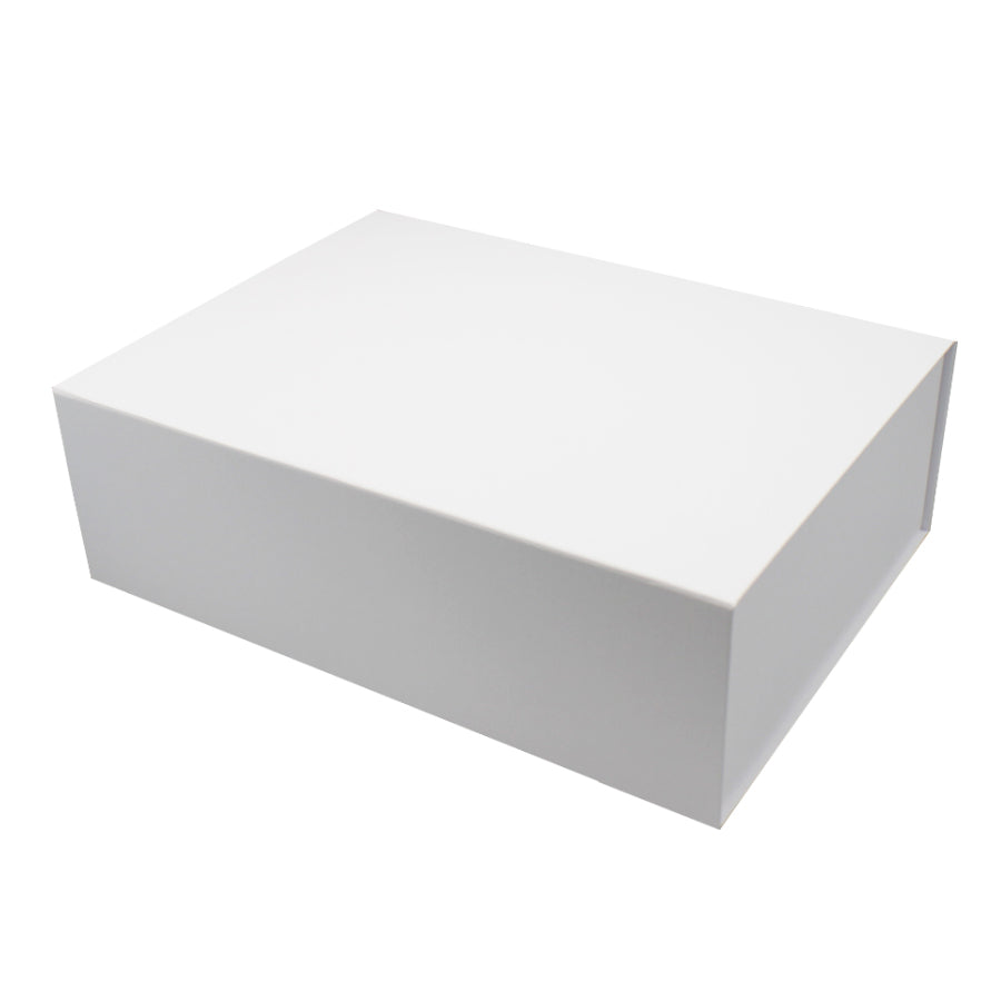 Premium Cardboard Box 1200g with Magnet and Adhesive - White
