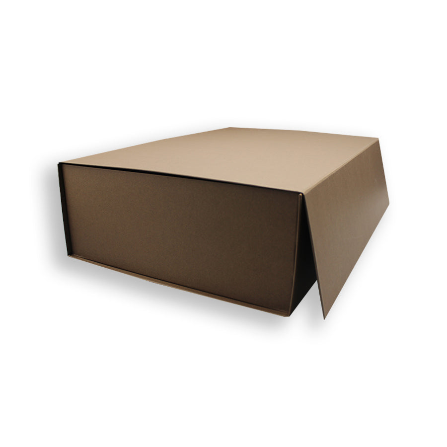 Premium Cardboard Box 1200g with Magnet and Adhesive - Brown