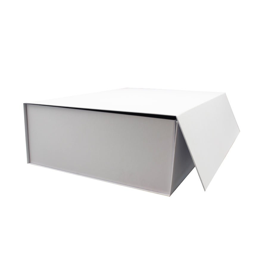 Premium Cardboard Box 1200g with Magnet and Adhesive - White