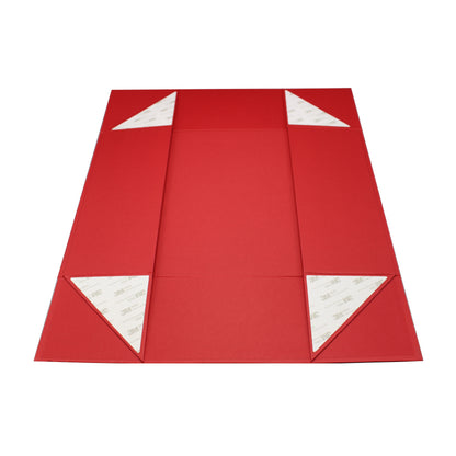 Caixa Premium Cartão 1200g com Iman e Adesivo - Vermelho Kraft