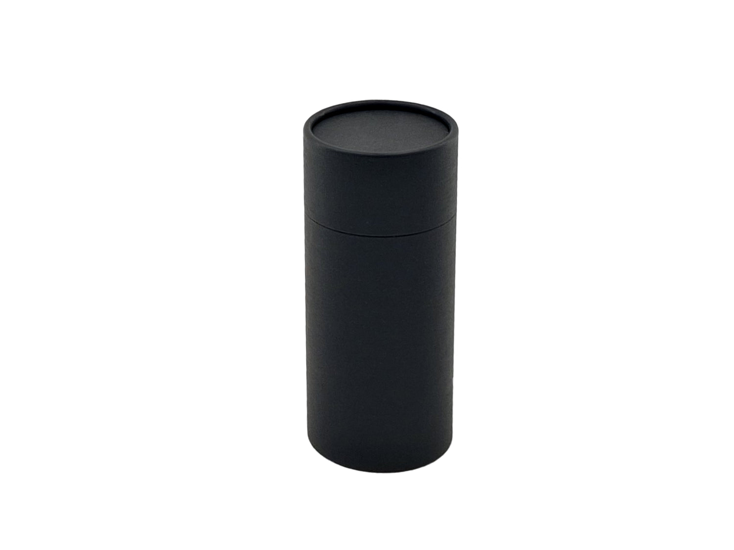 Caja redonda premium con tapa - Negro