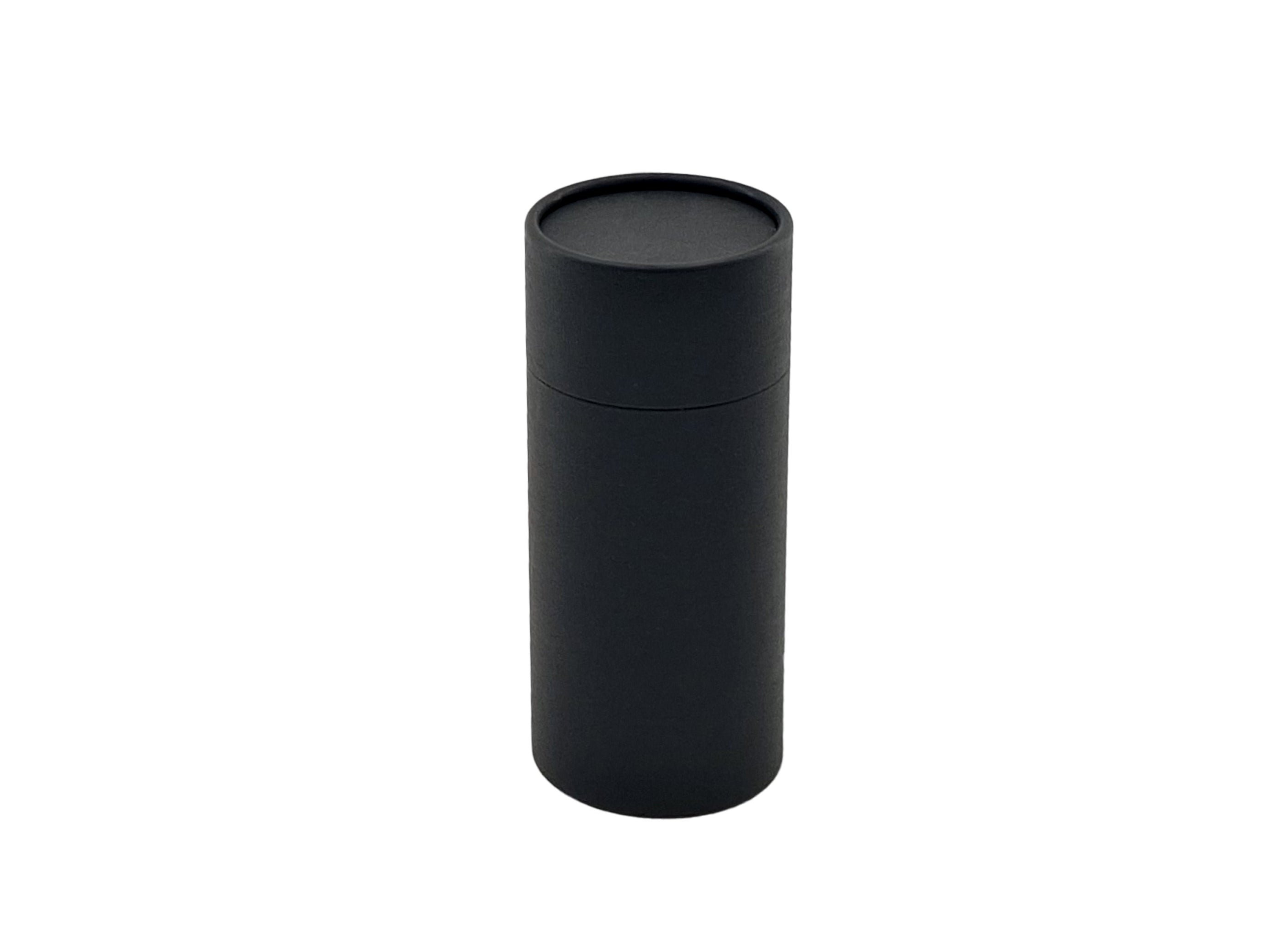 Caja redonda premium con tapa - Negro