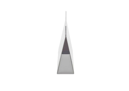 Caixa Mala Premium Triangular com Pega e Íman - Plastificado Mate - Branco