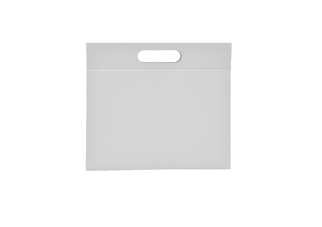 Caixa Mala Premium Triangular com Pega e Íman - Plastificado Mate - Branco