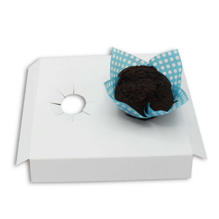 Bases em Cartolina 250g para 2 Queques - Branco