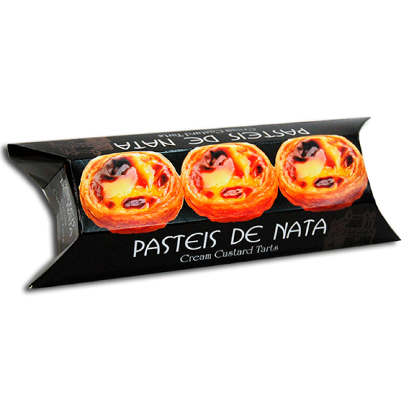 Folding Cardboard Boxes for Portuguese Custard Tarts - Multicolour