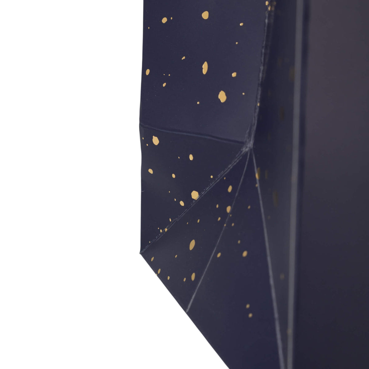 Sacos de Papel Couché 200g - Plastificado Mate - Azul, Dourado e Branco - "Noite Feliz"