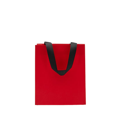 Sacos Premium em Cartolina 250g com Fita- Plastificado Mate - Vermelho