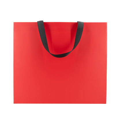 Sacos Premium em Cartolina 250g com Fita- Plastificado Mate - Vermelho