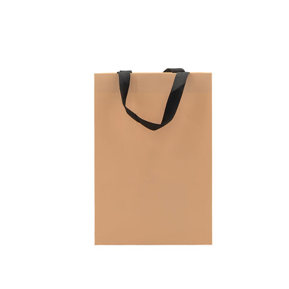 Bolsas Premium de Cartulina 250g con Cinta - Plastificado Mate - Crema