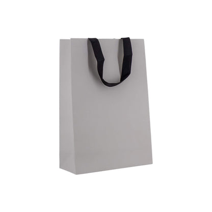 Sacos Premium Couché 250g com Fita - Plastificado Mate - Branco