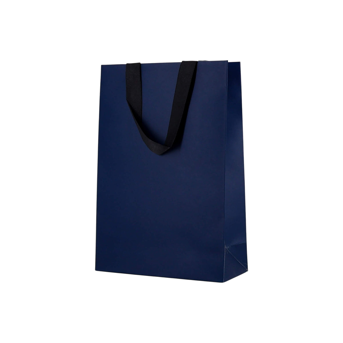 Sacos Premium Couché 250g com Fita - Plastificado Mate - Azul Escuro