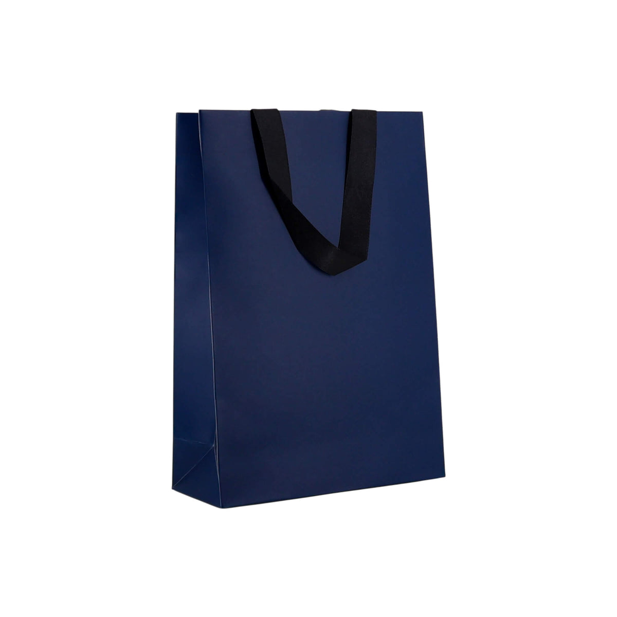 Sacos Premium Couché 250g com Fita - Plastificado Mate - Azul Escuro