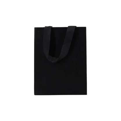 Sacos Premium Couché 250g com Fita - Plastificado Mate - Preto