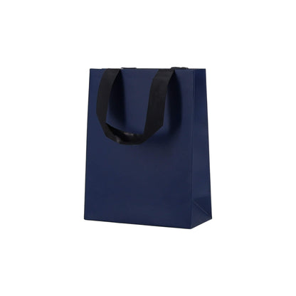 Sacos Premium Couché 250g com Fita - Plastificado Mate - Azul Escuro
