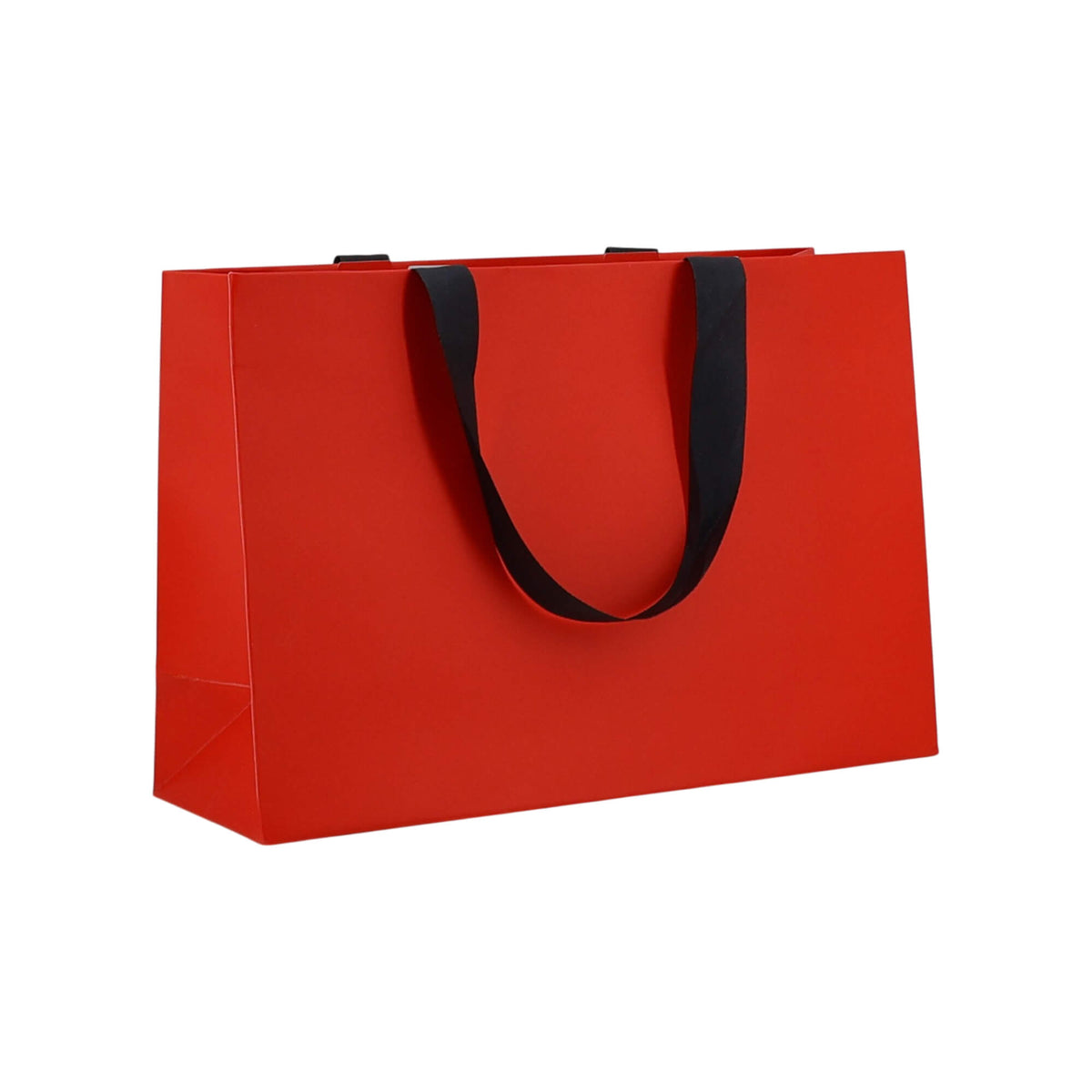 Sacos Premium Couché 250g com Fita - Plastificado Mate - Vermelho