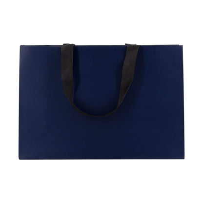 Sacos Premium Couché 250g com Fita - Plastificado Mate - Azul Escuro
