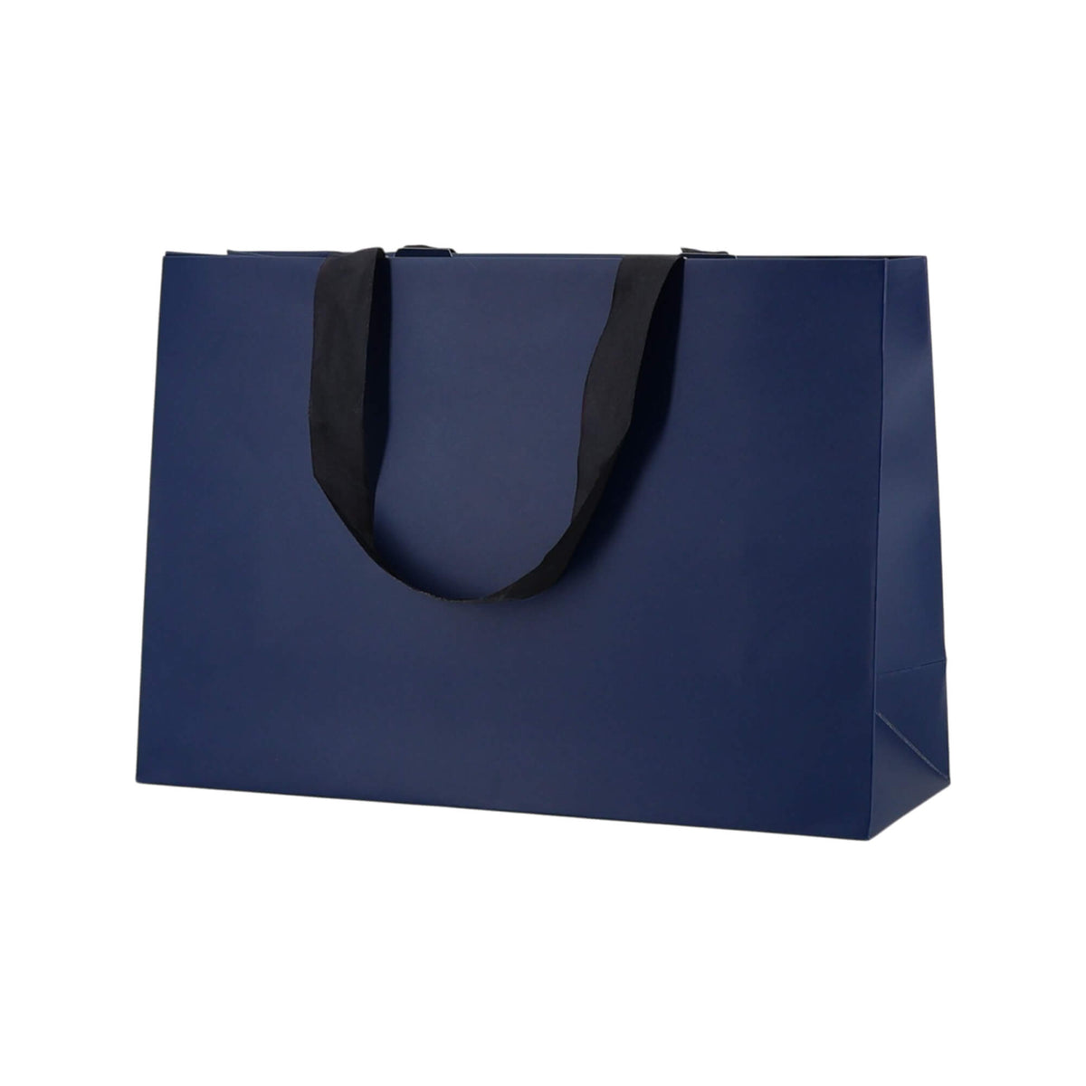 Sacos Premium Couché 250g com Fita - Plastificado Mate - Azul Escuro