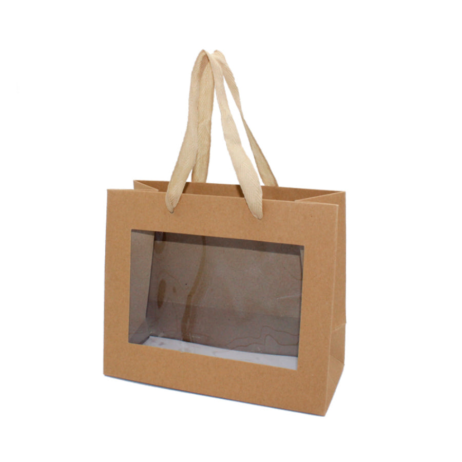 Sacos em Kraft 260g com Janela e Fita