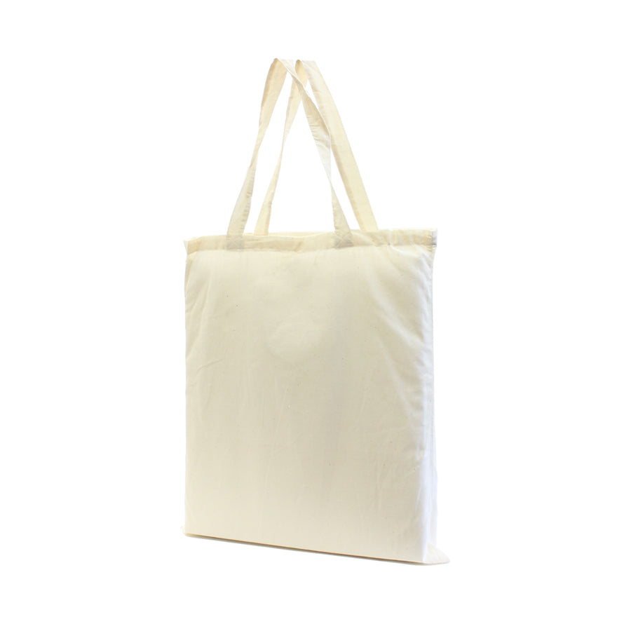 Cotton Bag with 30cm Handle - Natural