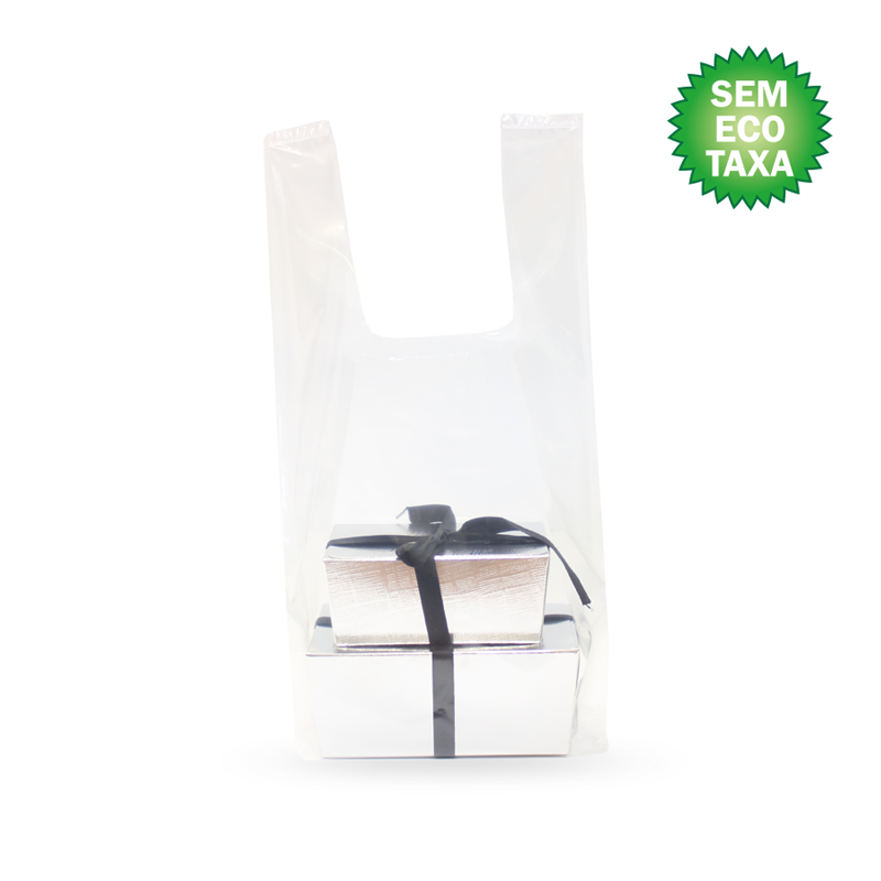 Low-Density (LD) Plastic Bags with Handle - Clear