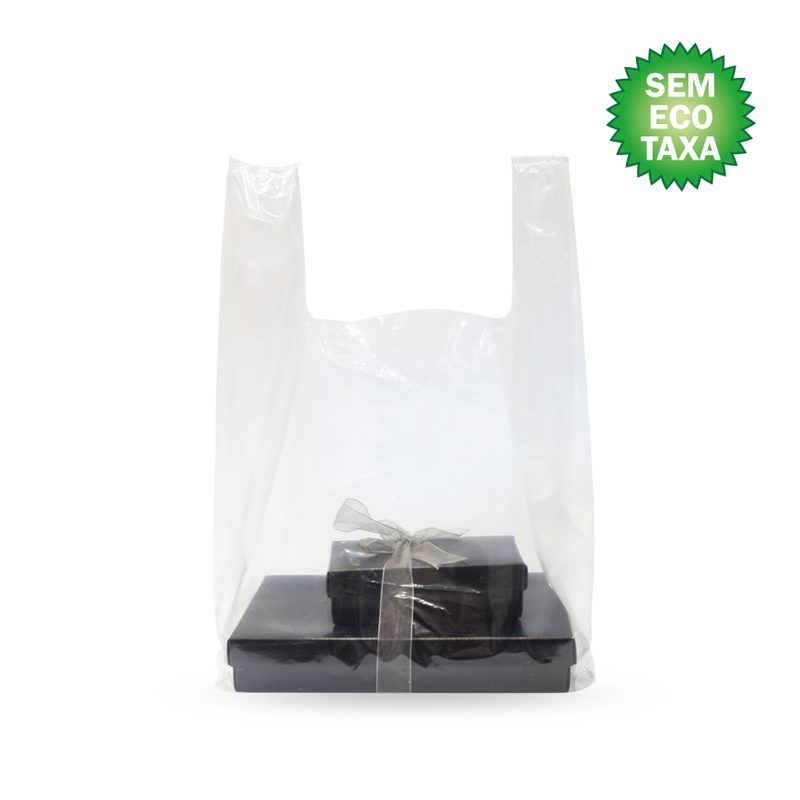 Low-Density (LD) Plastic Bags with Handle - Clear