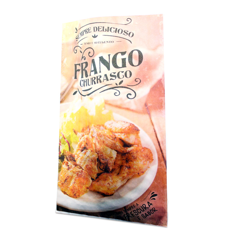 Bolsa para Pollo Asado con Plástico Interior e Impresión - Multicolor