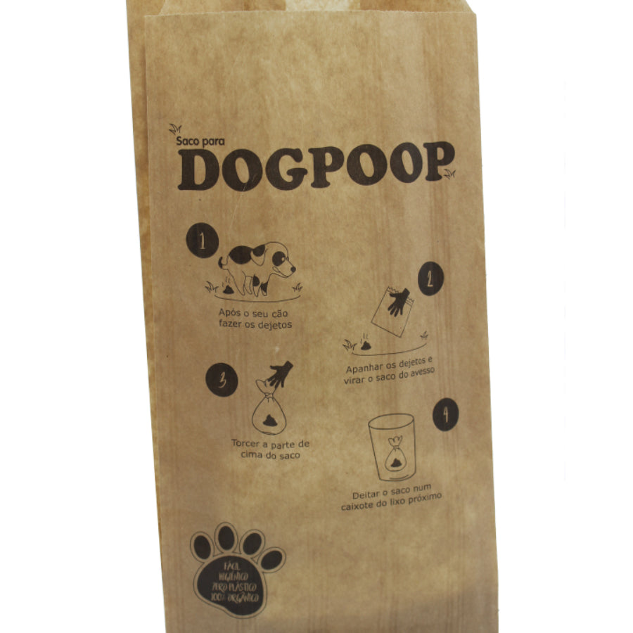 Bolsas Kraft Natural 35g - Kraft - "Dogpoop"