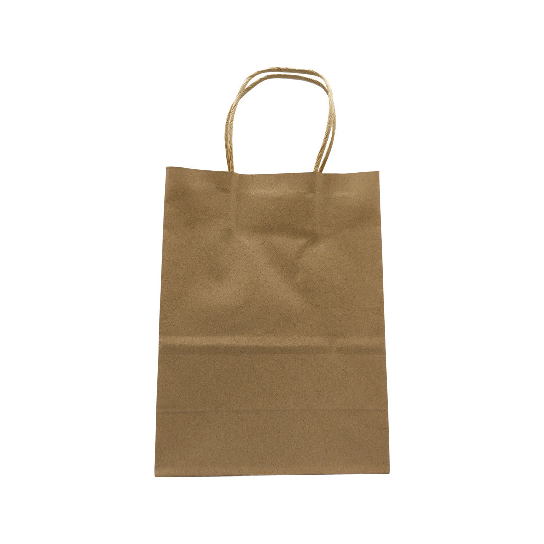 Sacos Asa Torcida Kraft Natural 120g - Kraft